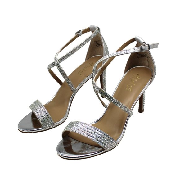 Thalia Sodi Women's Darria Embellished Evening Sandals - Silver Metallic Fb - Picture 4 of 7